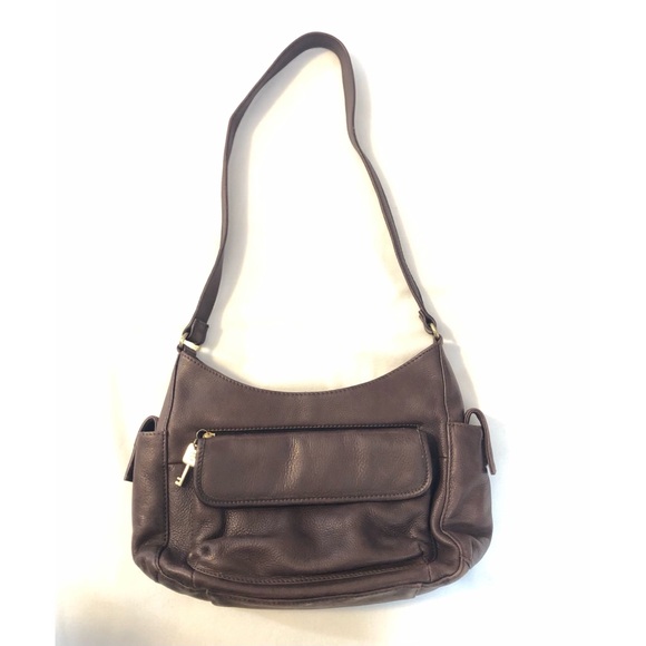 Fossil Handbags - Vintage Leather Fossil Shoulder Bag